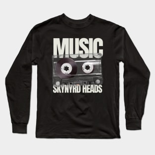 Lynyrd Skynyrd -  CASSETTE MUSIC Long Sleeve T-Shirt